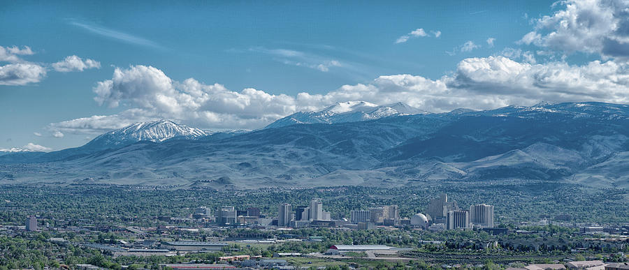 Reno Panorama Photograph by Rick Mosher