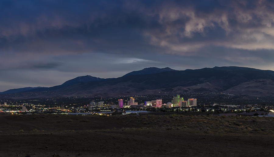 Reno Photograph - Reno Skyline by Rick Mosher