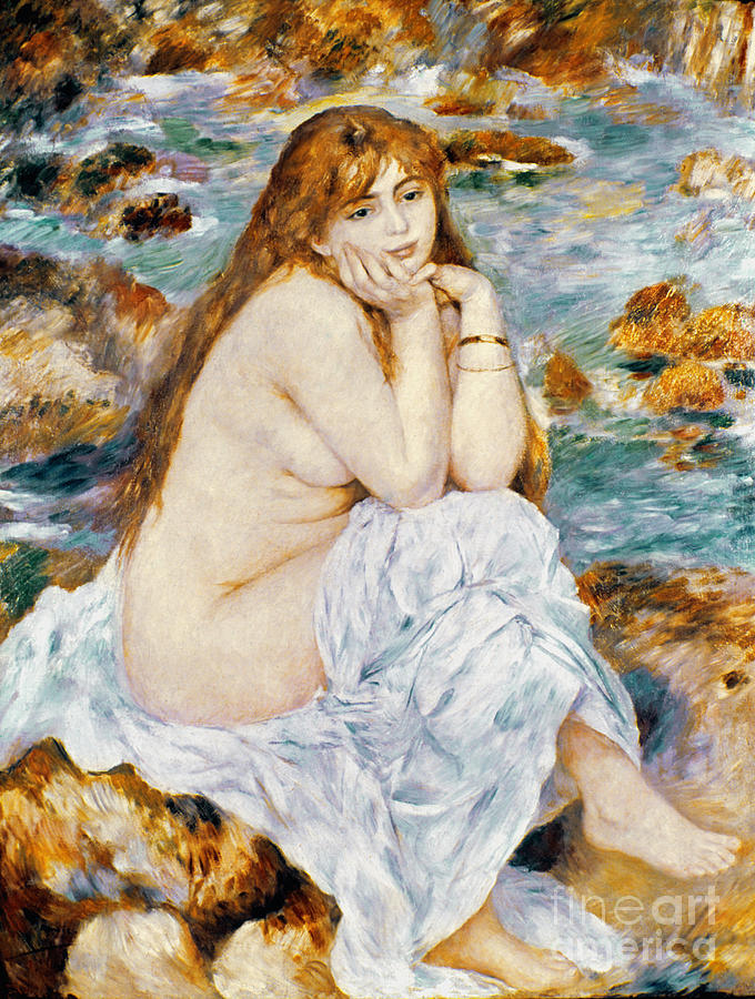 Renoir: Seated Bather, 1885 Photograph by Granger