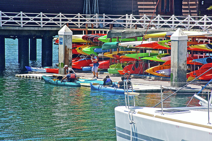 Rental Boats at Jack London Square in Oakland, California Photograph by Ruth Hager