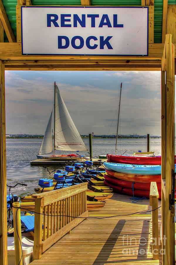 Rental Dock Photograph by Rod Best