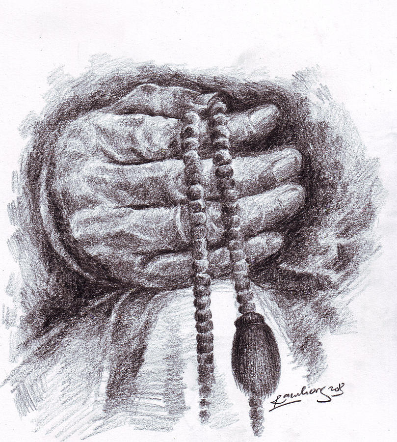 Renungan Hati Drawing By Mohammad Ramli