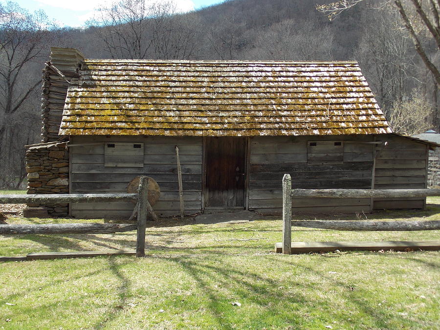 Replica of a Pioneer Cabin Photograph by Catherine Gagne