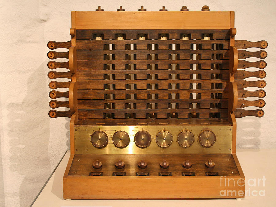 Replica Of Schickards Calculating Clock Photograph by Science Source