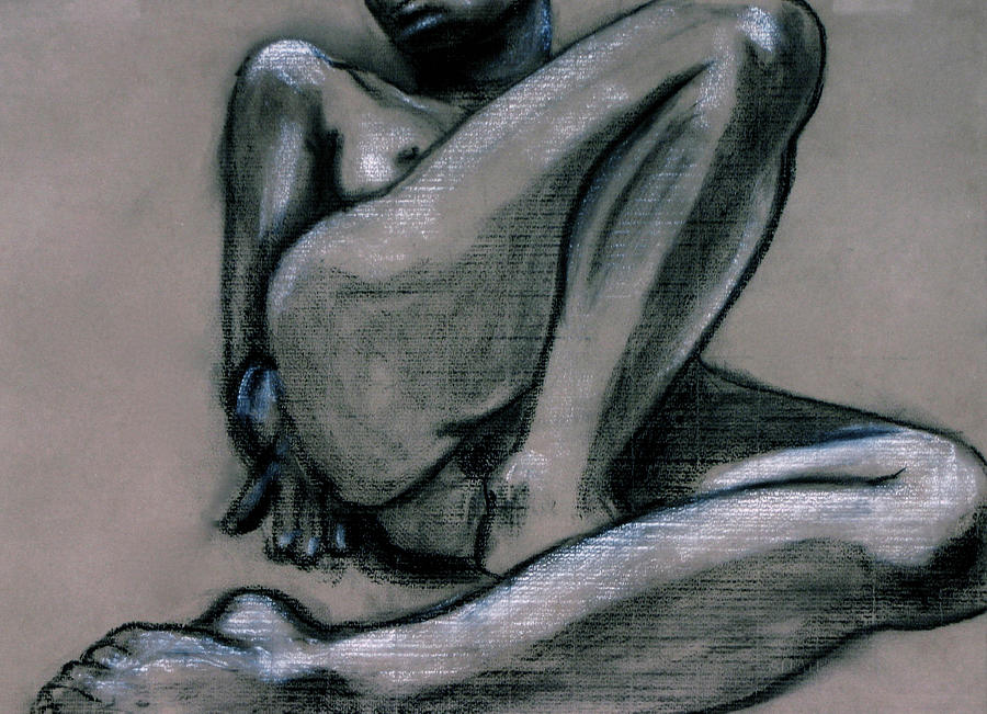 Nude Painting - Repose by Dan Earle