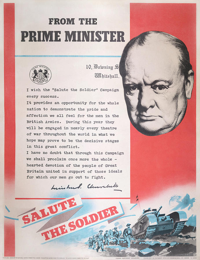Reprint Of British Wartime Poster Drawing