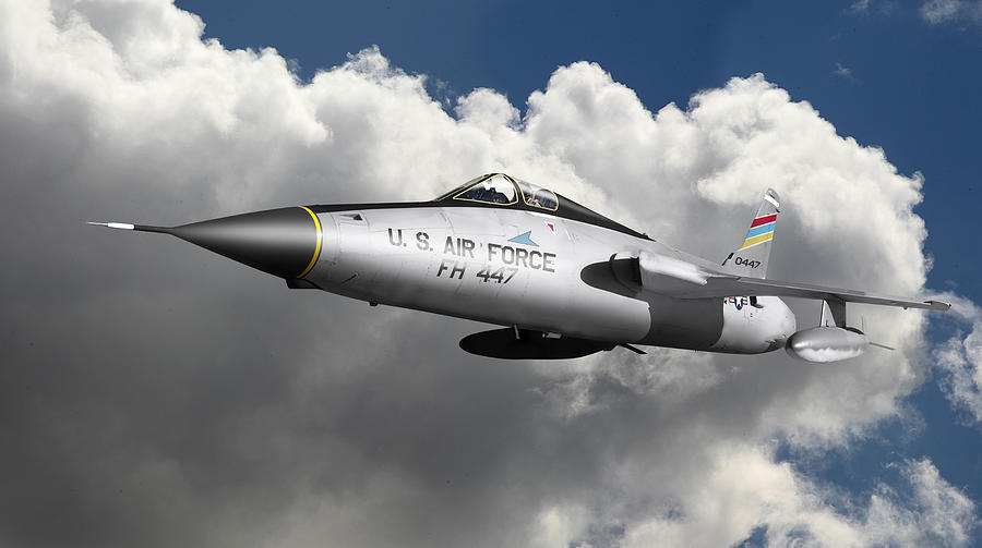 Airplane Photograph - Republic F-105 Thunderchief by Larry McManus