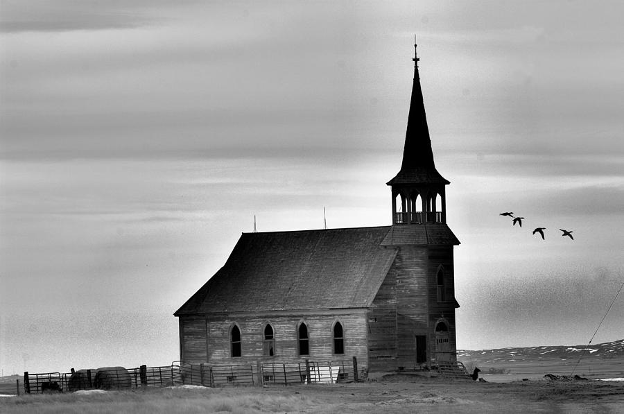 Requiem for an old church  Photograph by Jeff Swan