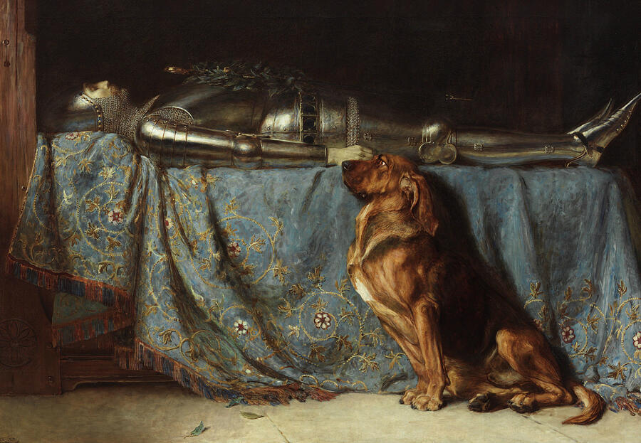 Requiescat, from 1888 Painting by Briton Riviere