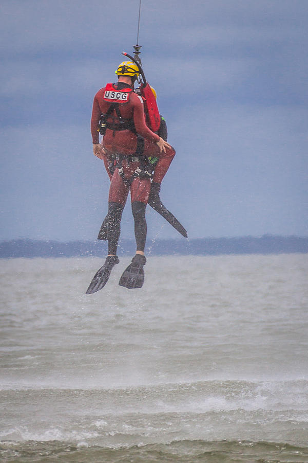 Rescue at Sea Photograph by Gregory Daley  MPSA
