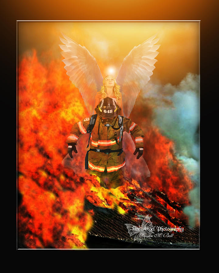 Firefighters Photograph - Rescue From The Dragon by Sussan Bell
