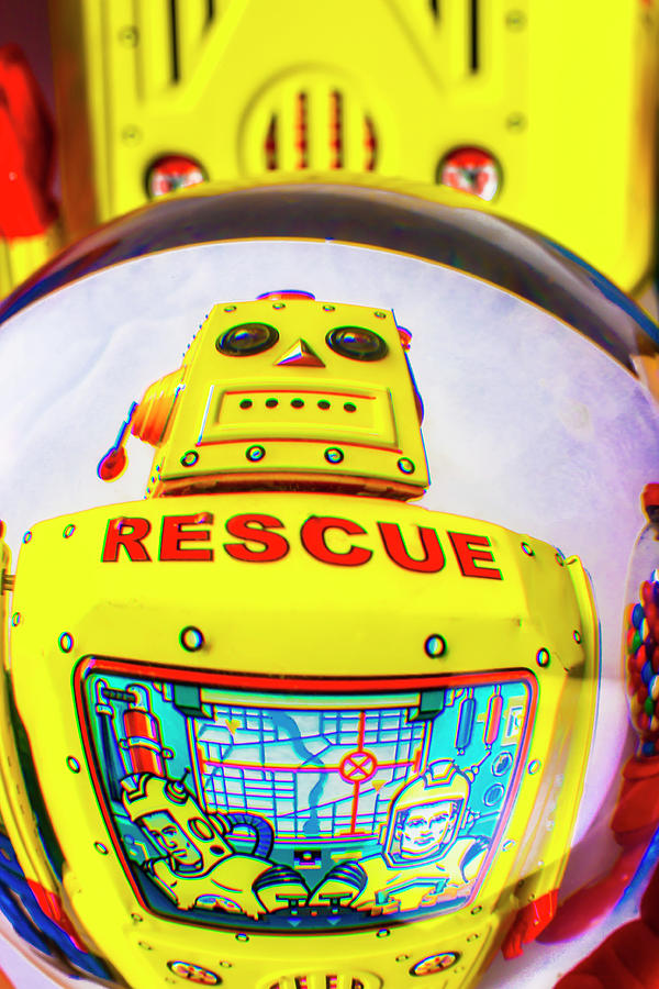 Rescue Yellow Bot Photograph by Garry Gay