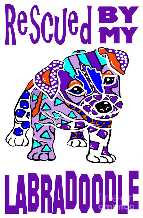 Rescued By My Labradoodle Dog Dogs Puppy by Jackie Carpenter Rescued By My Labradoodle Dog Dogs Puppy by Jackie Carpenter