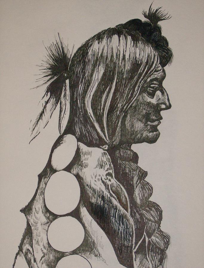 Reservation Drawing by Leslie Manley