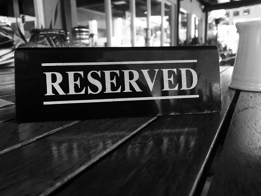 Reserved Photograph