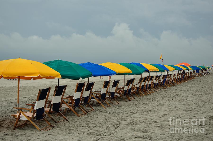 Reserved Seating On The Beach Photograph by Bob Sample