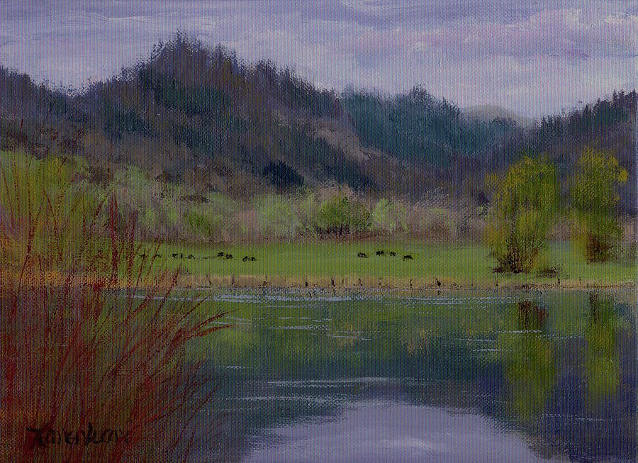 Reservoir Spring 2 Painting by Karen Ilari