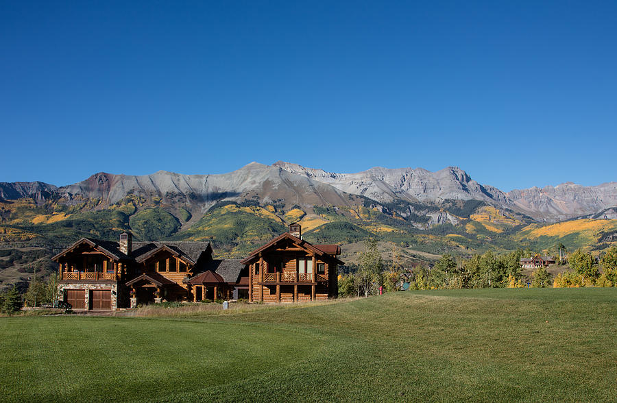 Residences in Mountain Village -- a planned community adjacent to Telluride Photograph by Carol M Highsmith
