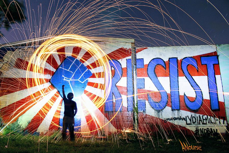 Steelwool Photograph - Resist by Andrew Nourse