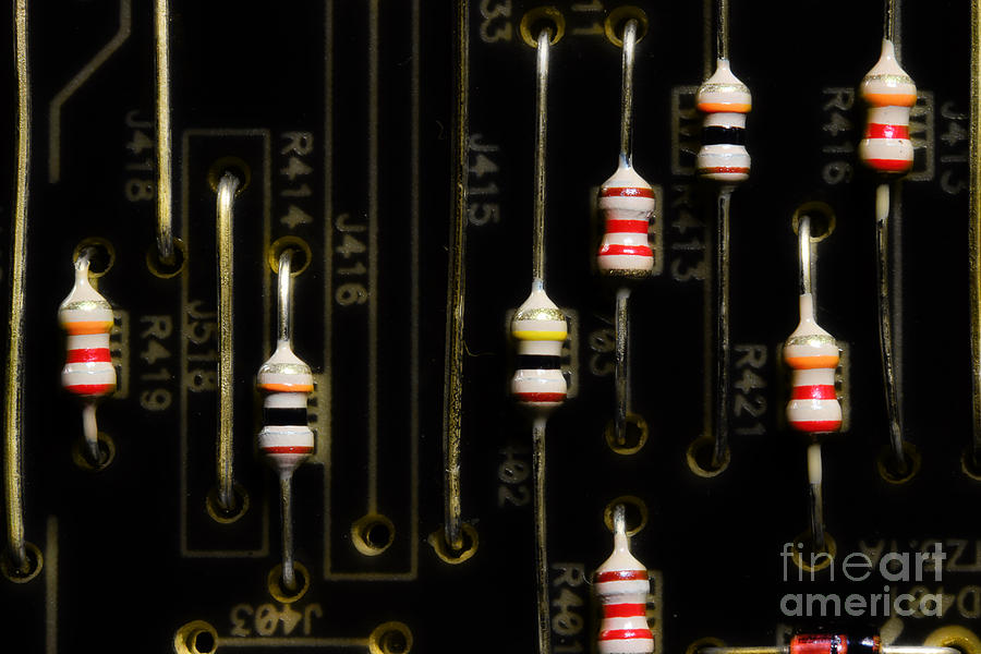 Resistors Photograph by Michael Eingle