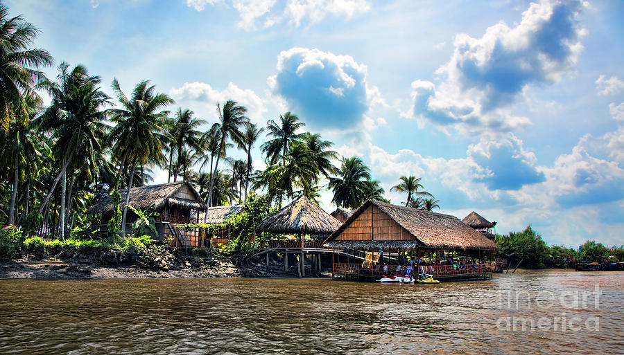 Resort Mekong Delta II Photograph by Chuck Kuhn