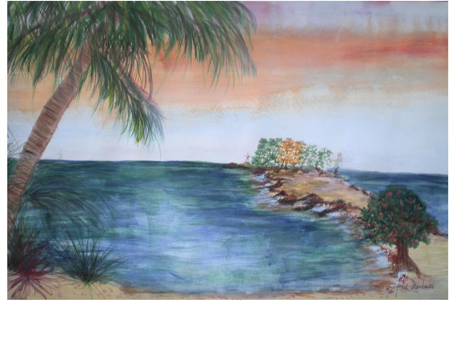 The Atlantic Ocean Painting - Resort The Keys by Hal Newhouser