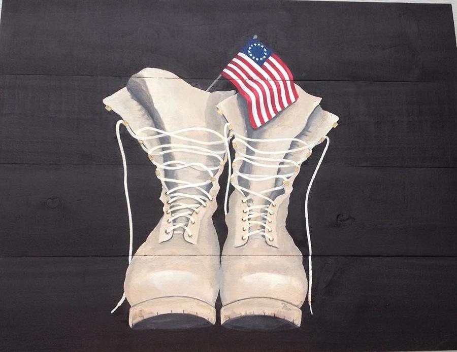 Respect for the fallen Painting by Tracy Cass - Fine Art America