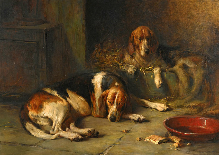 Rest after Toil Painting by Philip Eustace Stretton
