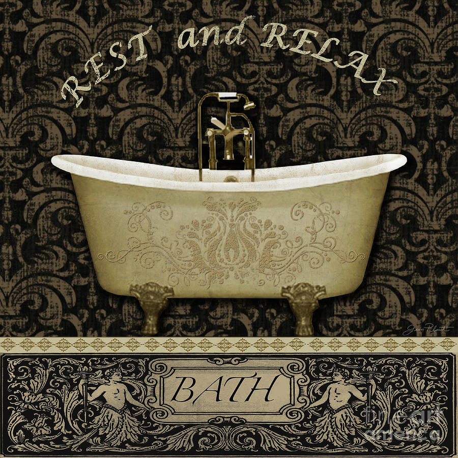 Rest and Relax Bath Digital Art by Jean Plout