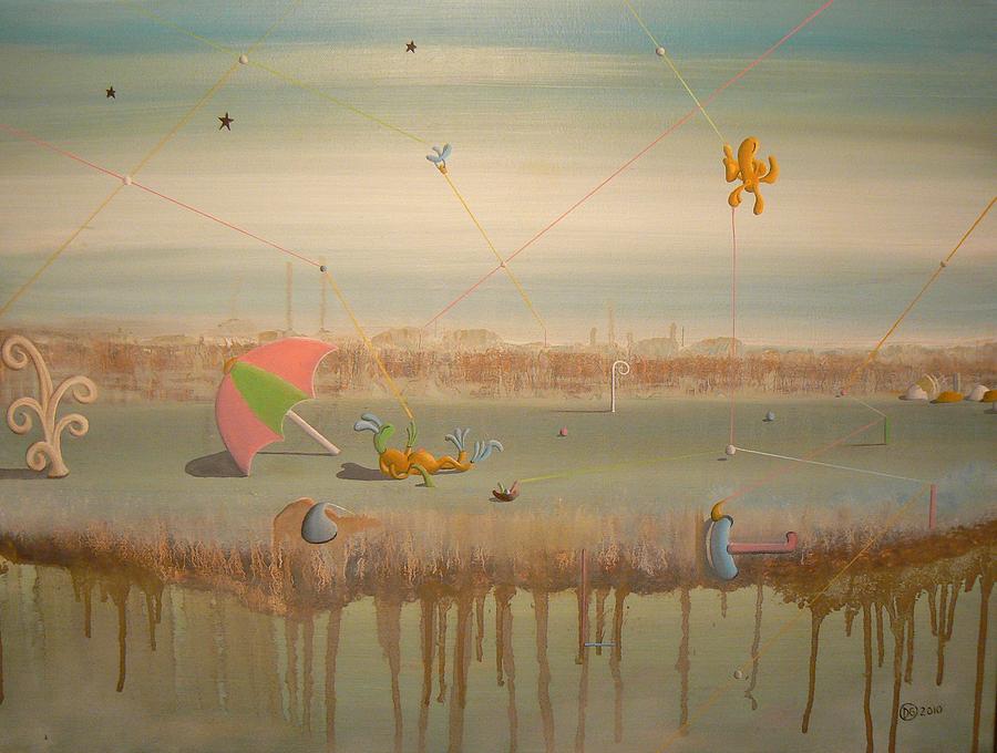 Surrealism Painting - Rest by Dave Gold