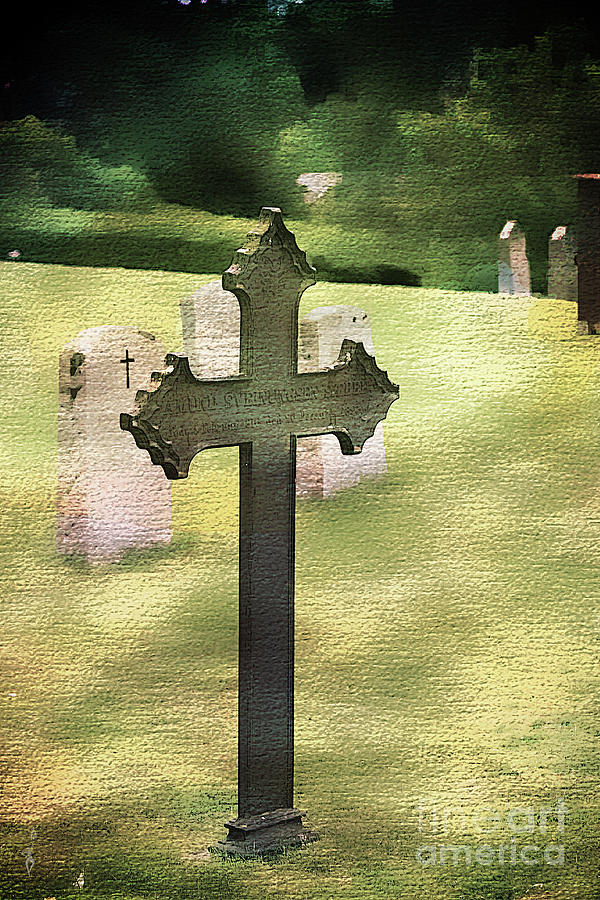 Rest in Peace Digital Art by Gina Geldbach-Hall - Fine Art America