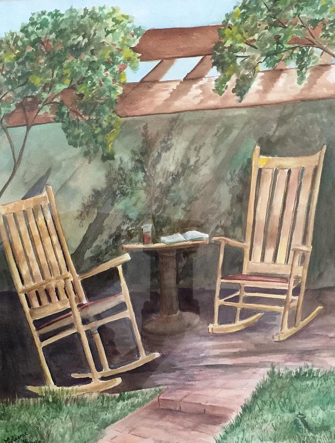 Rest Stop Painting by Charme Curtin