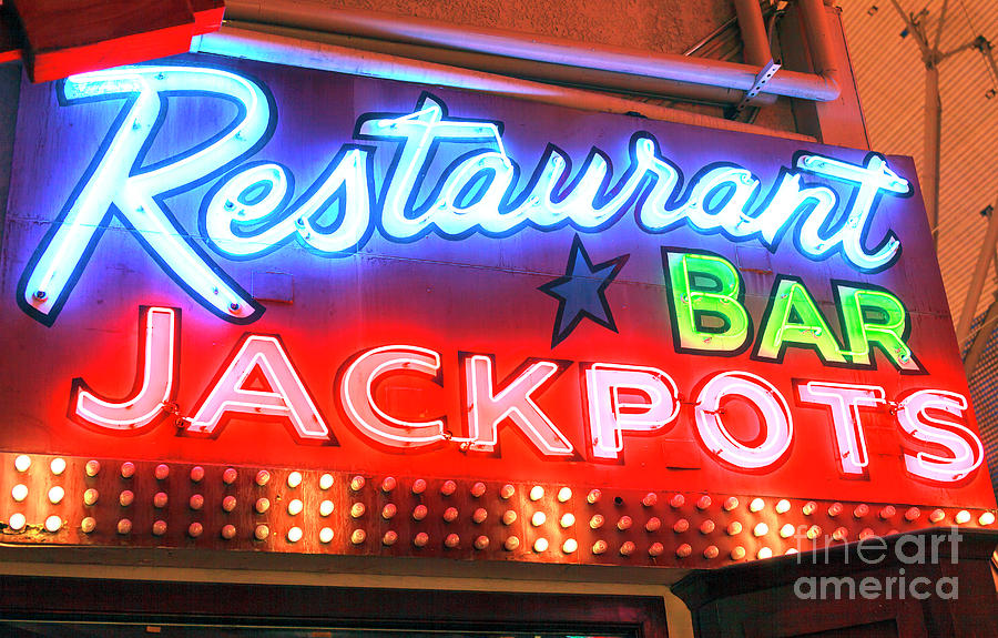 Restaurant Bar Jackpots Las Vegas Photograph by John Rizzuto