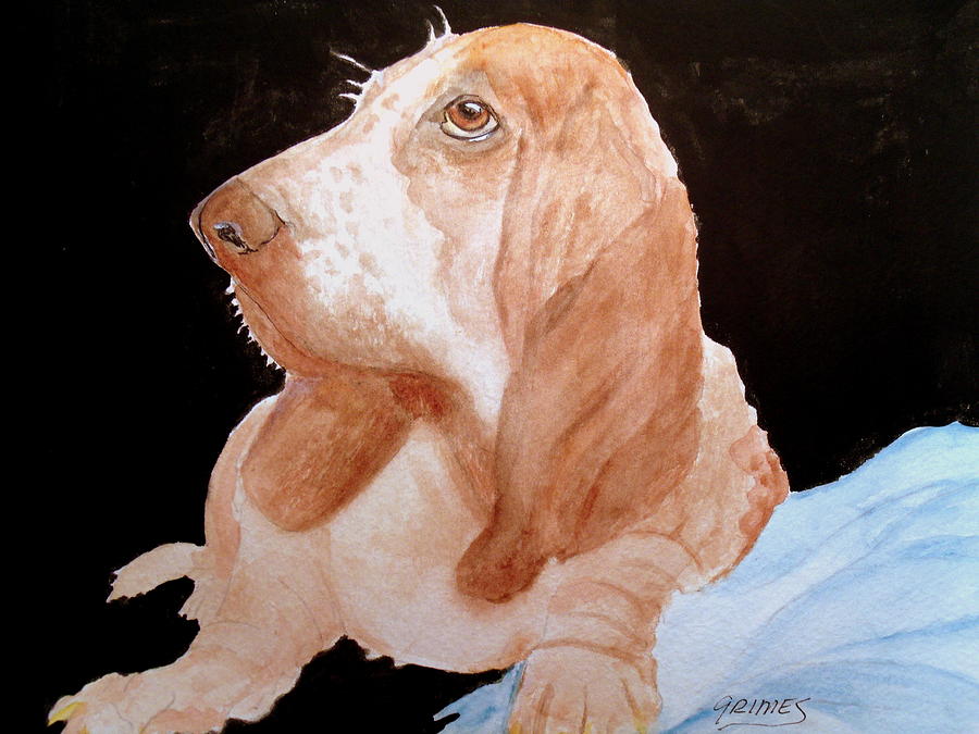 Resting my Short Legs Painting by Carol Grimes