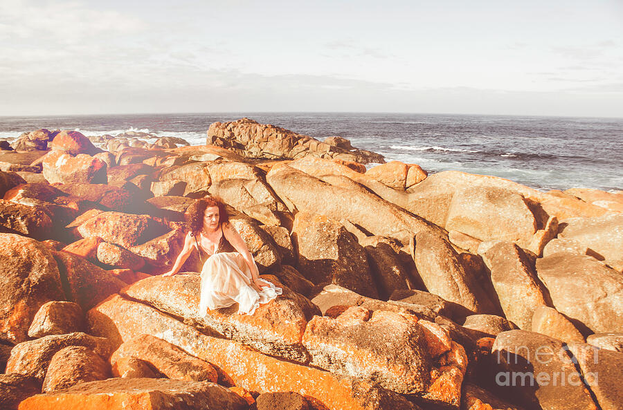 Ocean Photograph - Resting On A Cliff Near The Ocean by Jorgo Photography - Wall Art Gallery Ocean Photograph - Resting On A Cliff Near The Ocean by Jorgo Photography - Wall Art Gallery