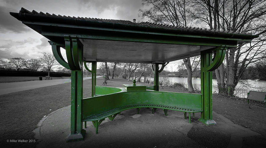 Ilford Photograph - Resting Place at Valentine Park Ilford by Mike Walker