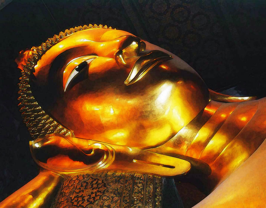 Resting Thai Buddha Photograph by Marion McCristall