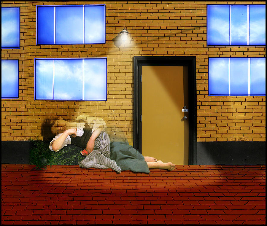 Resting under the Light Painting by Gravityx9  Designs