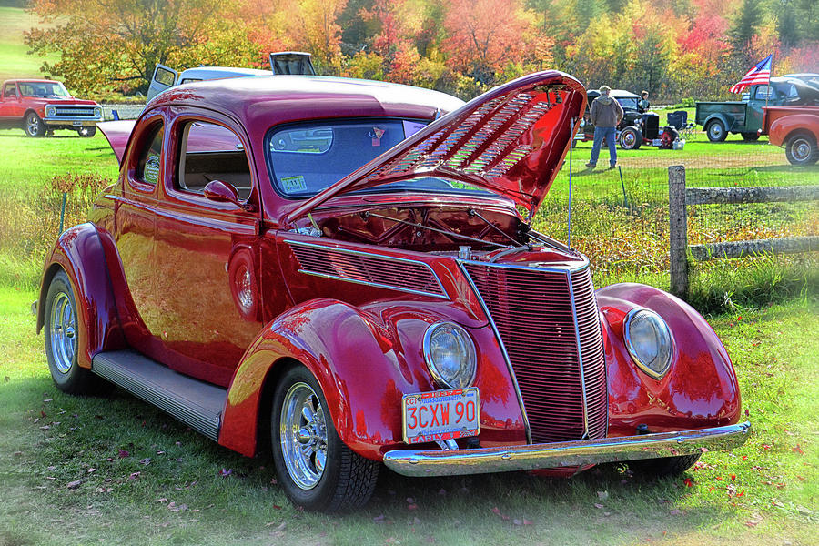 Restored 1937 Ford Photograph by Mike Martin