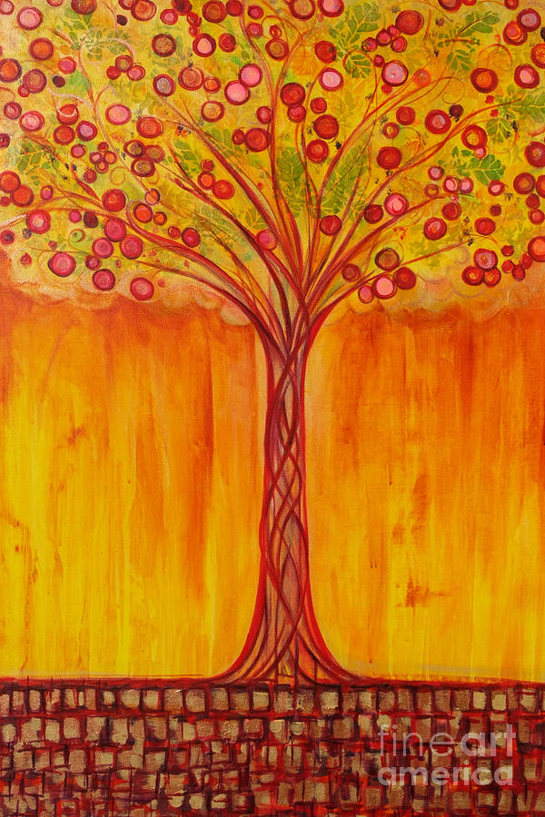 Tree Painting - Restored by Christine Keech