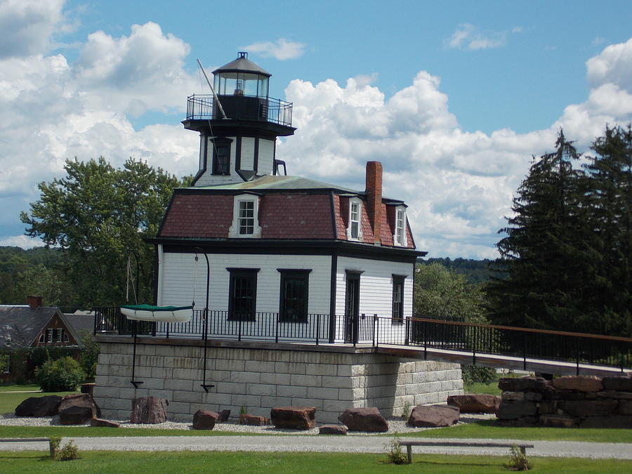 Restored Lighthouse Photograph by Catherine Gagne