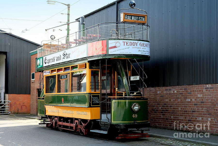 Antique Restored Tram Photograph
