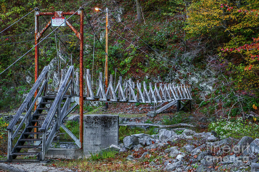 Restricted Footbridge Photograph by Tom Claud