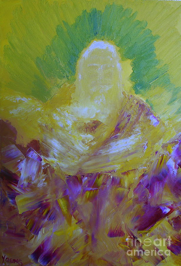 Resurrection Painting by Ellen Young 
