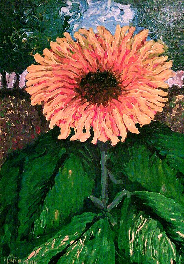 Impressionist Sunflower Painting - Resurrection by Frank Morrison