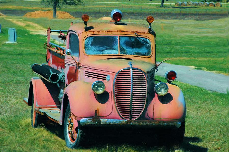 Truck Mixed Media - Retired and Forgotten by Bill Willemsen