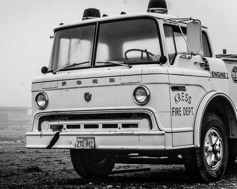 Retired Fire Truck Photograph by Adam Reinhart
