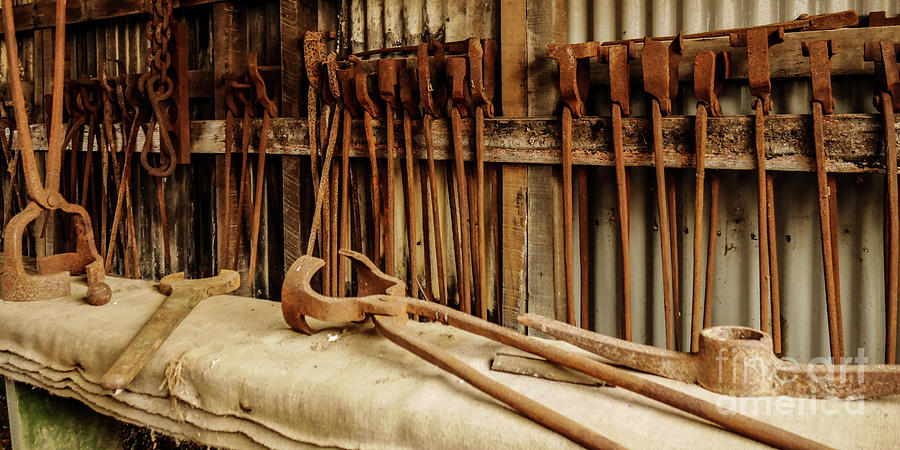 Retired Foundry Tools  Photograph by Lexa Harpell