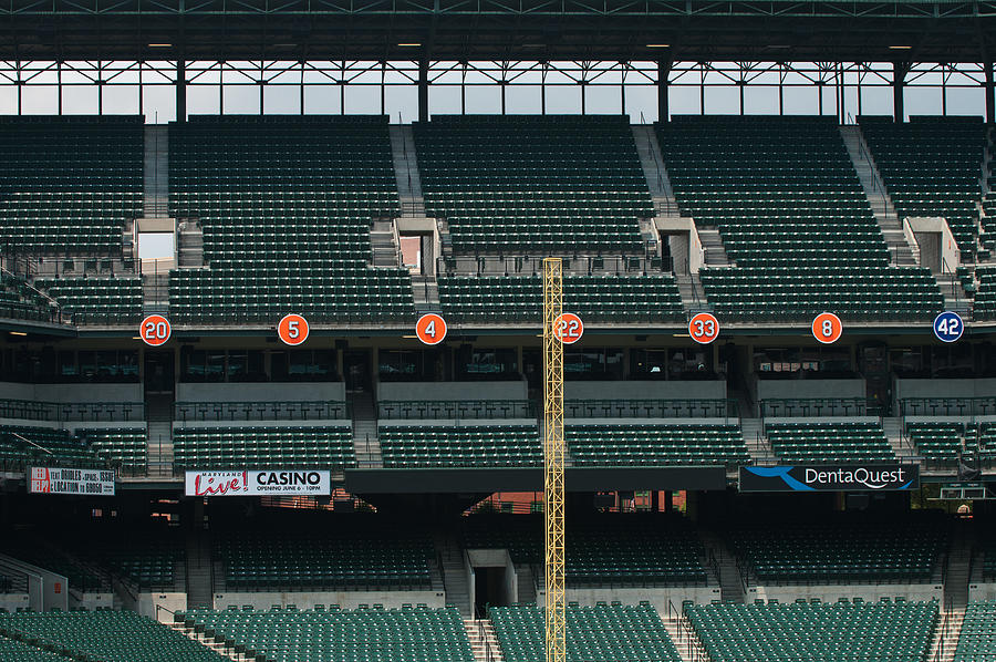 Retired Numbers of The Orioles Greatest Ever Photograph by Paul Mangold