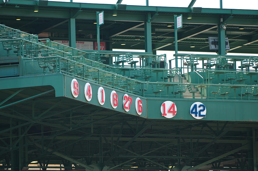 Retired Numbers Photograph by Paul Mangold